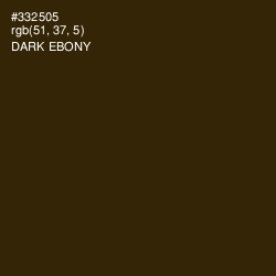 #332505 - Dark Ebony Color Image